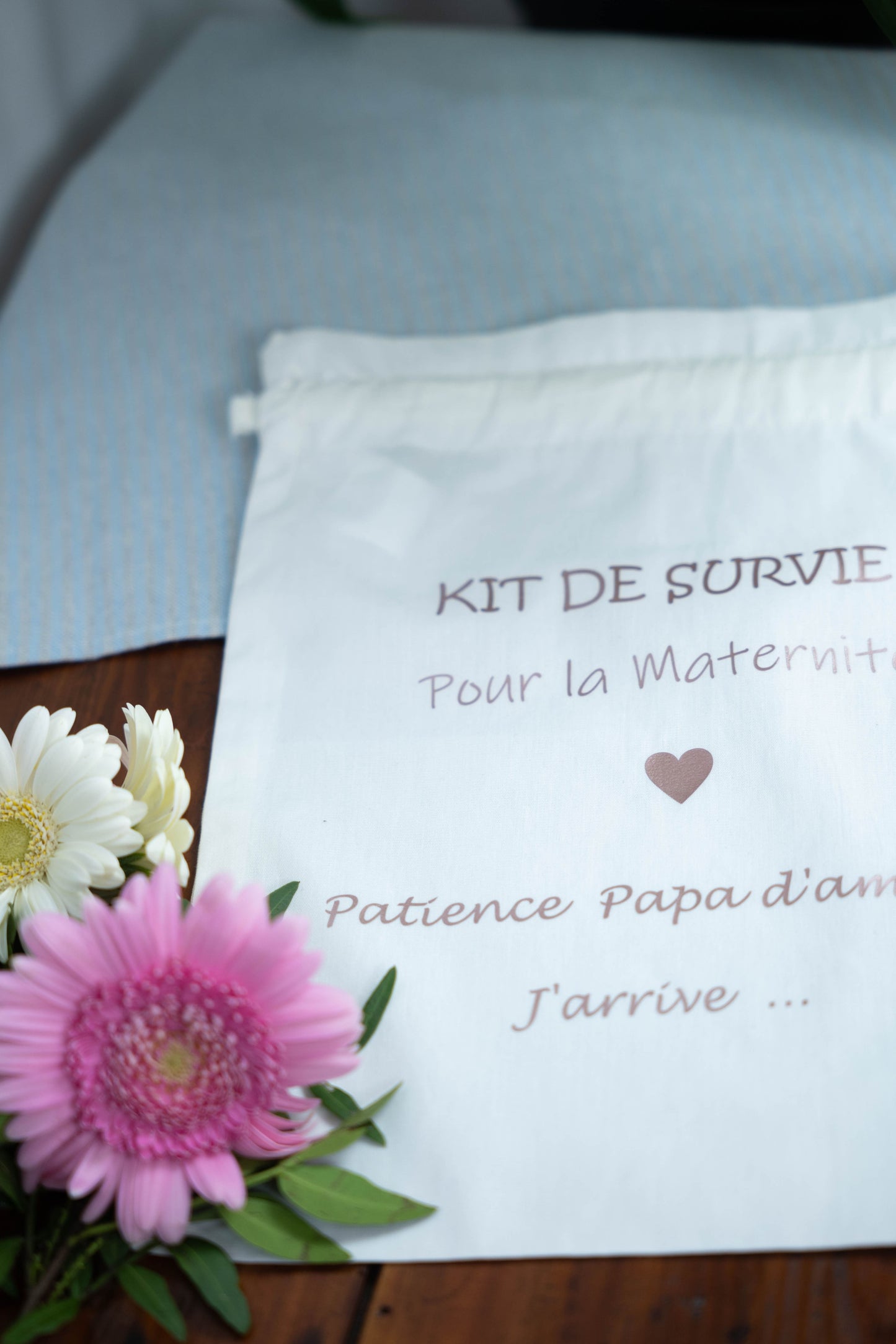 Pochon "Kit de Survie pour la maternité", le cadeau incontournable pour les futurs papas !