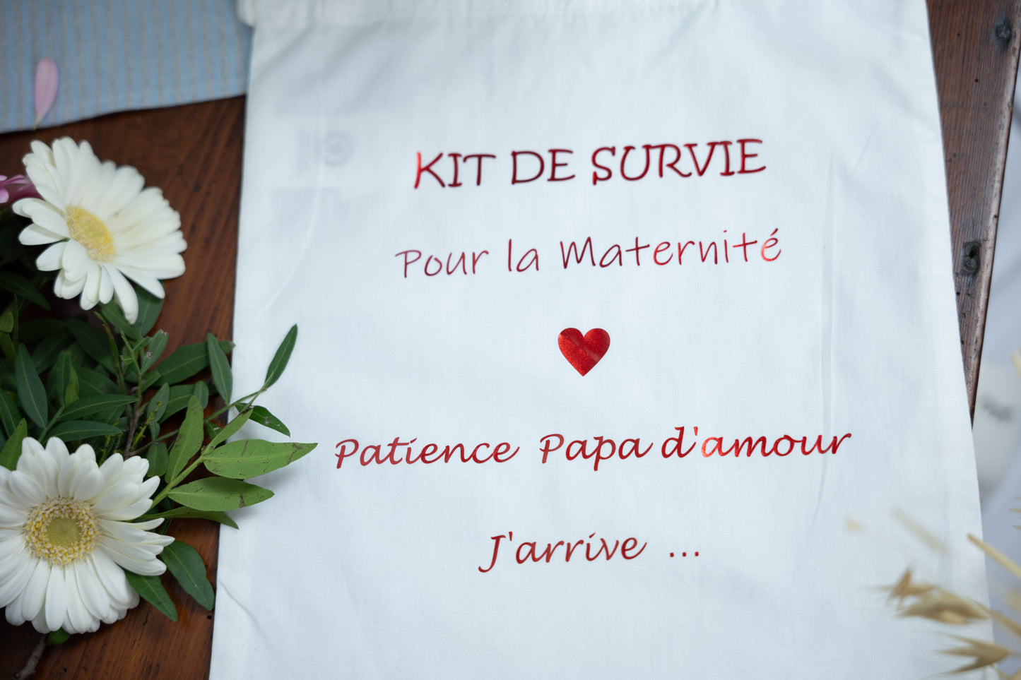 Pochon "Kit de Survie pour la maternité", le cadeau incontournable pour les futurs papas !
