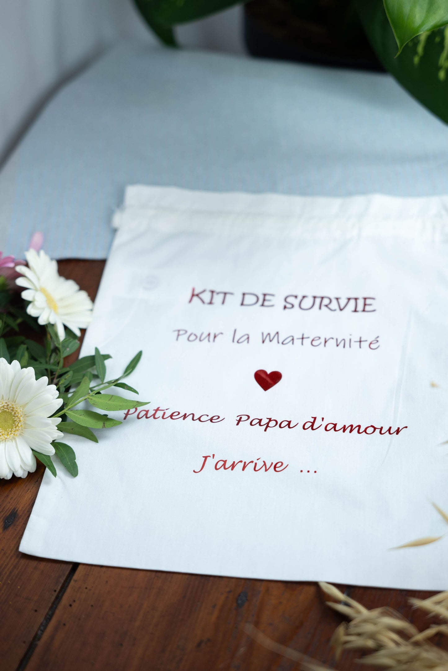 Pochon "Kit de Survie pour la maternité", le cadeau incontournable pour les futurs papas !