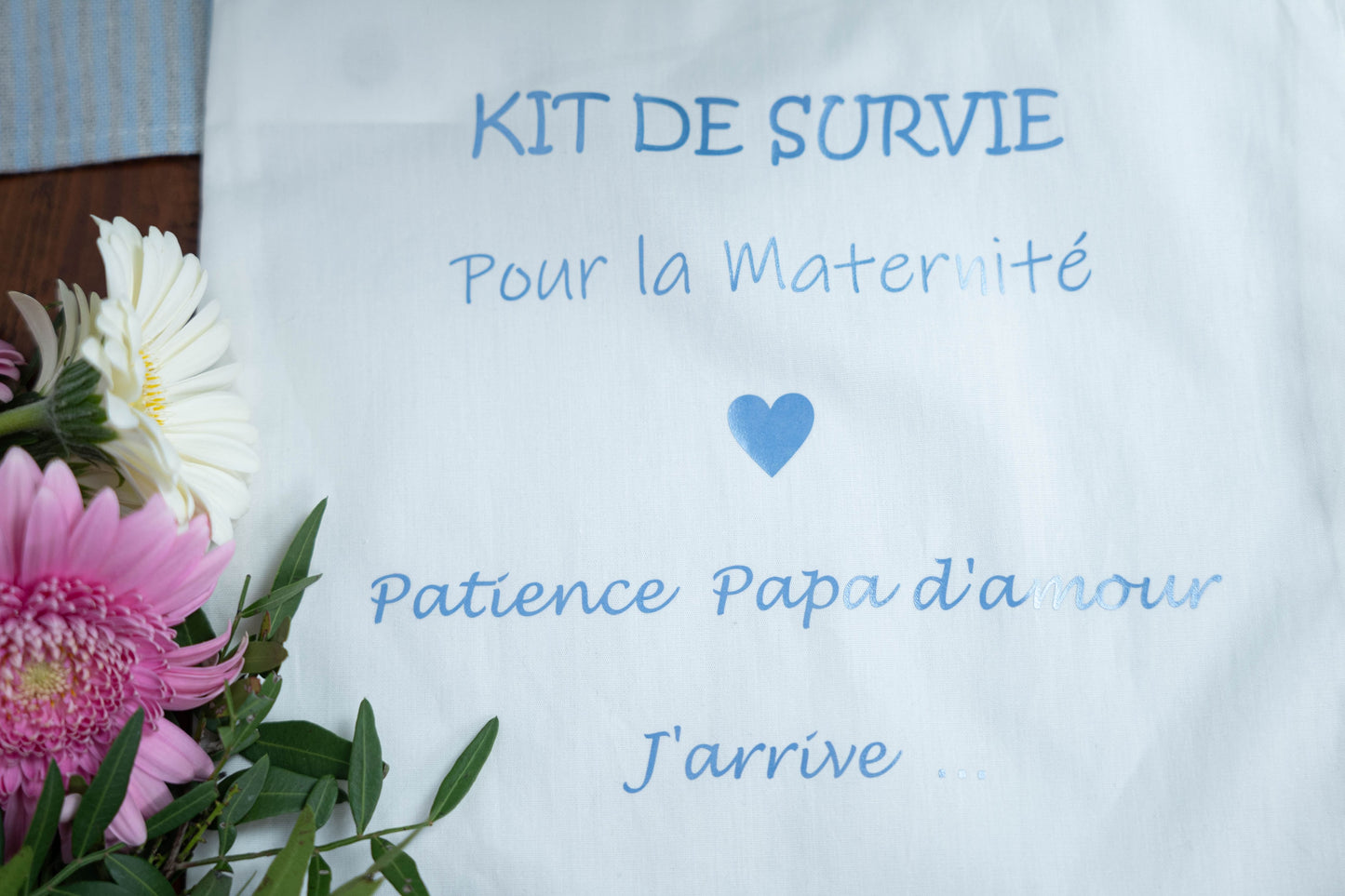 Pochon "Kit de Survie pour la maternité", le cadeau incontournable pour les futurs papas !