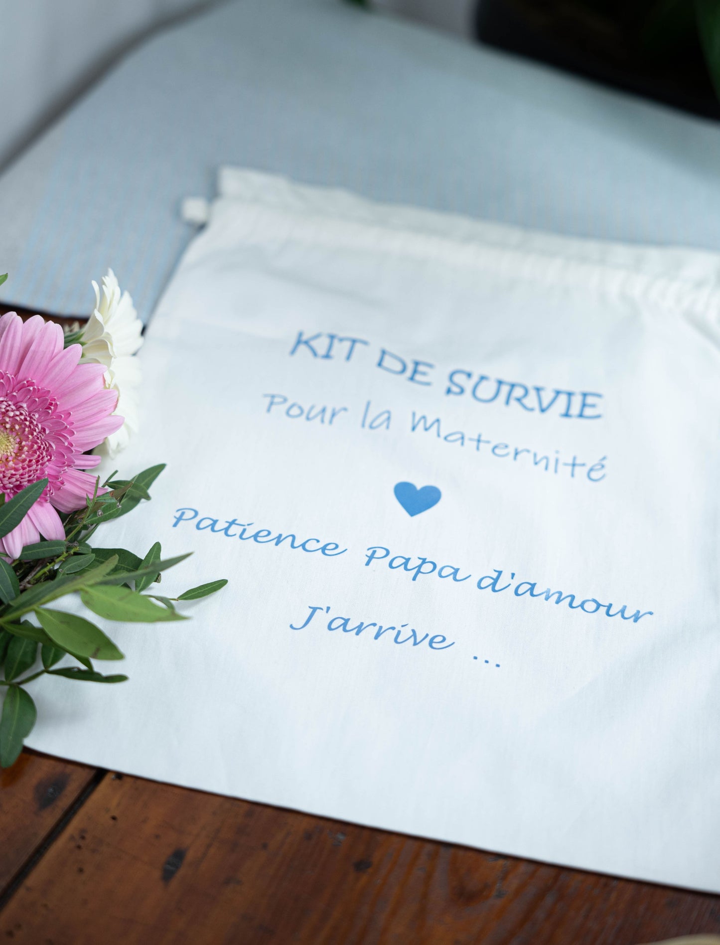Pochon "Kit de Survie pour la maternité", le cadeau incontournable pour les futurs papas !