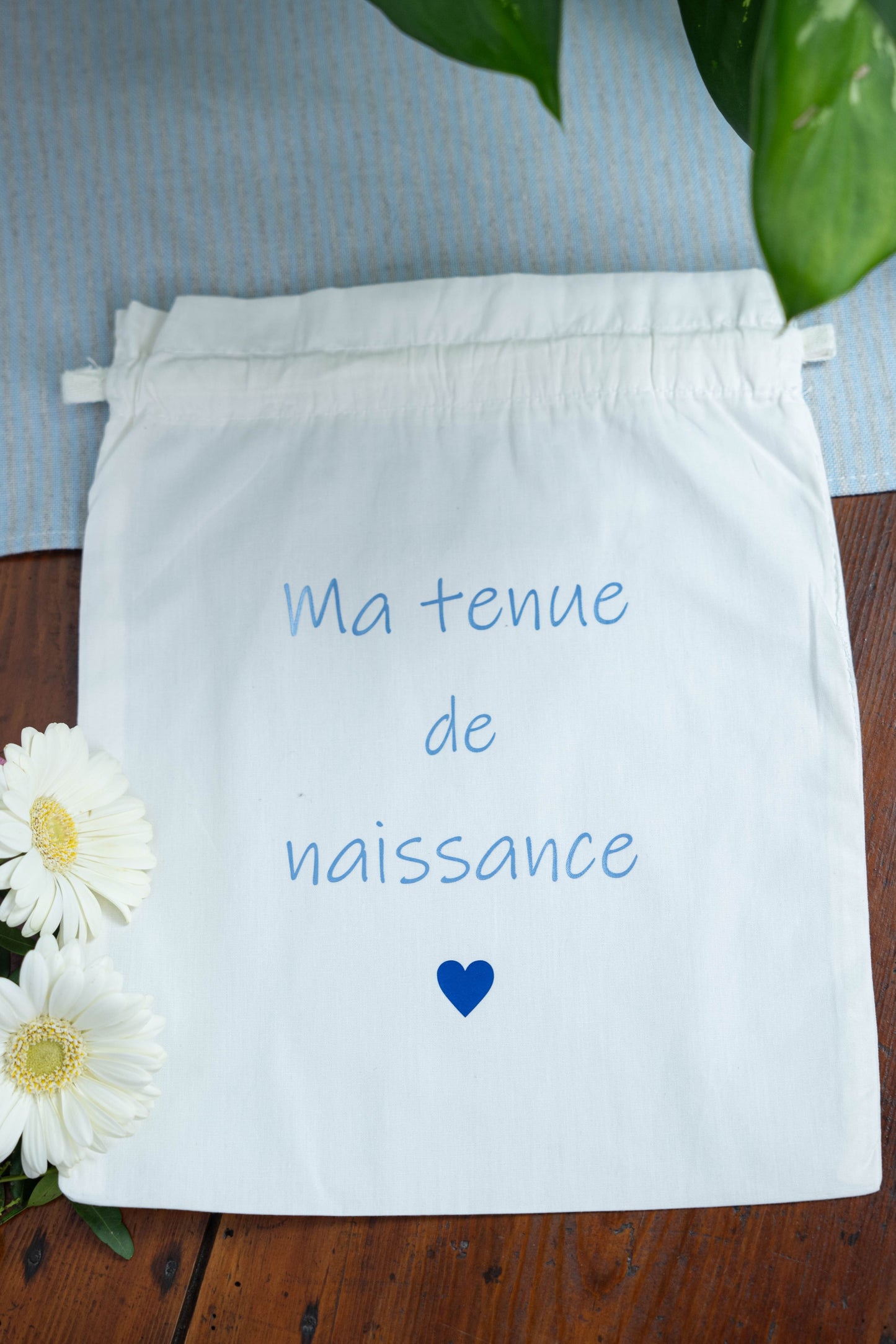 Pochon "Ma tenue de naissance", les premiers souvenirs de bébé