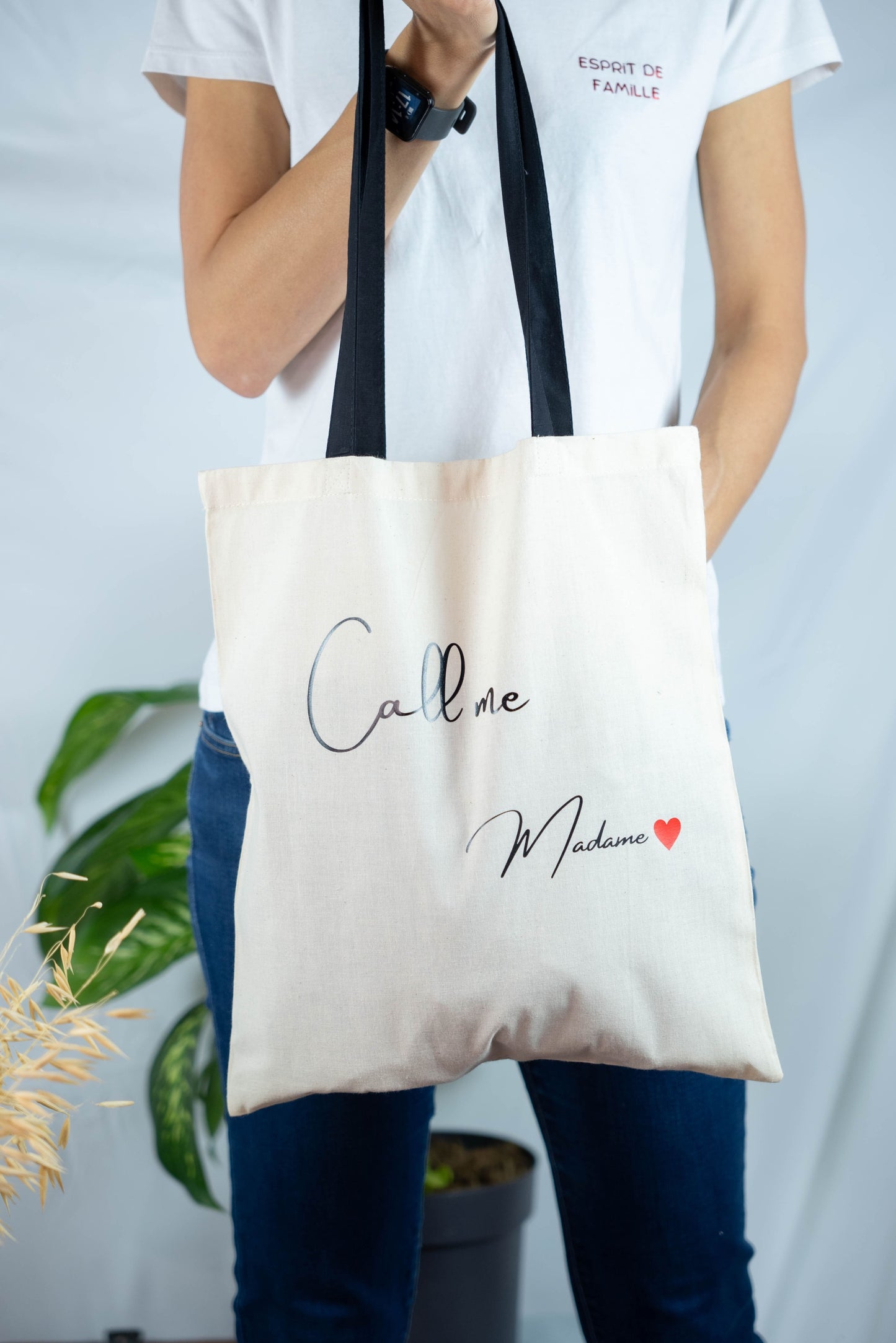Totebag "Call Me Madame", pratique et rempli d'amour, le cadeau idéal pour la future mariée