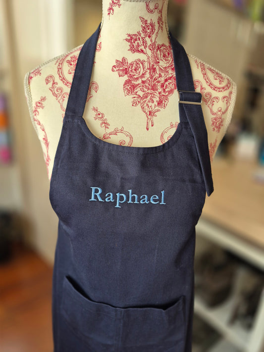 Tablier enfant brodé personnalisé