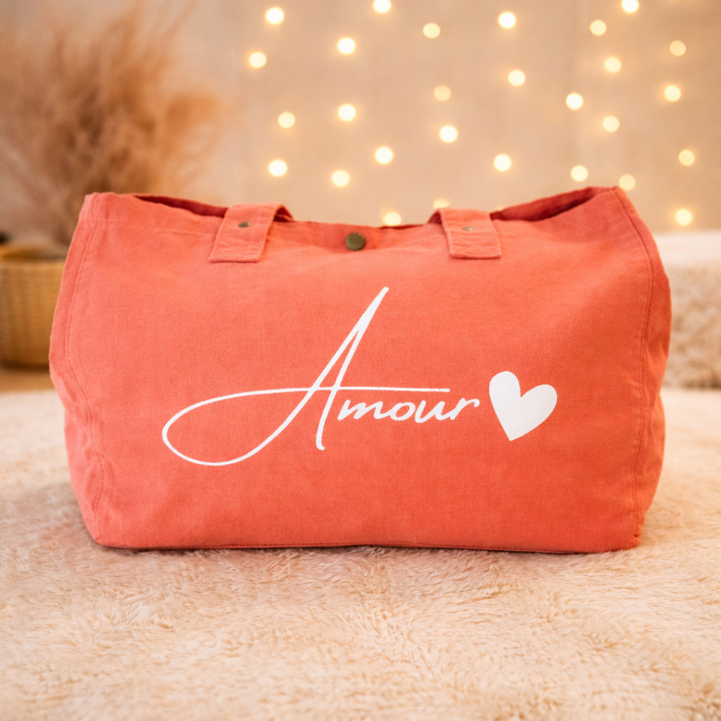 Sac Cabas Coton Femme - Message Amour