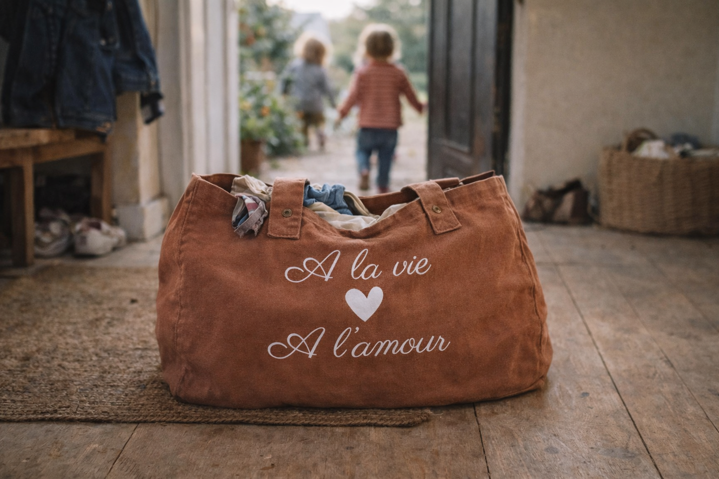 Sac Cabas Coton Femme - Message Amour