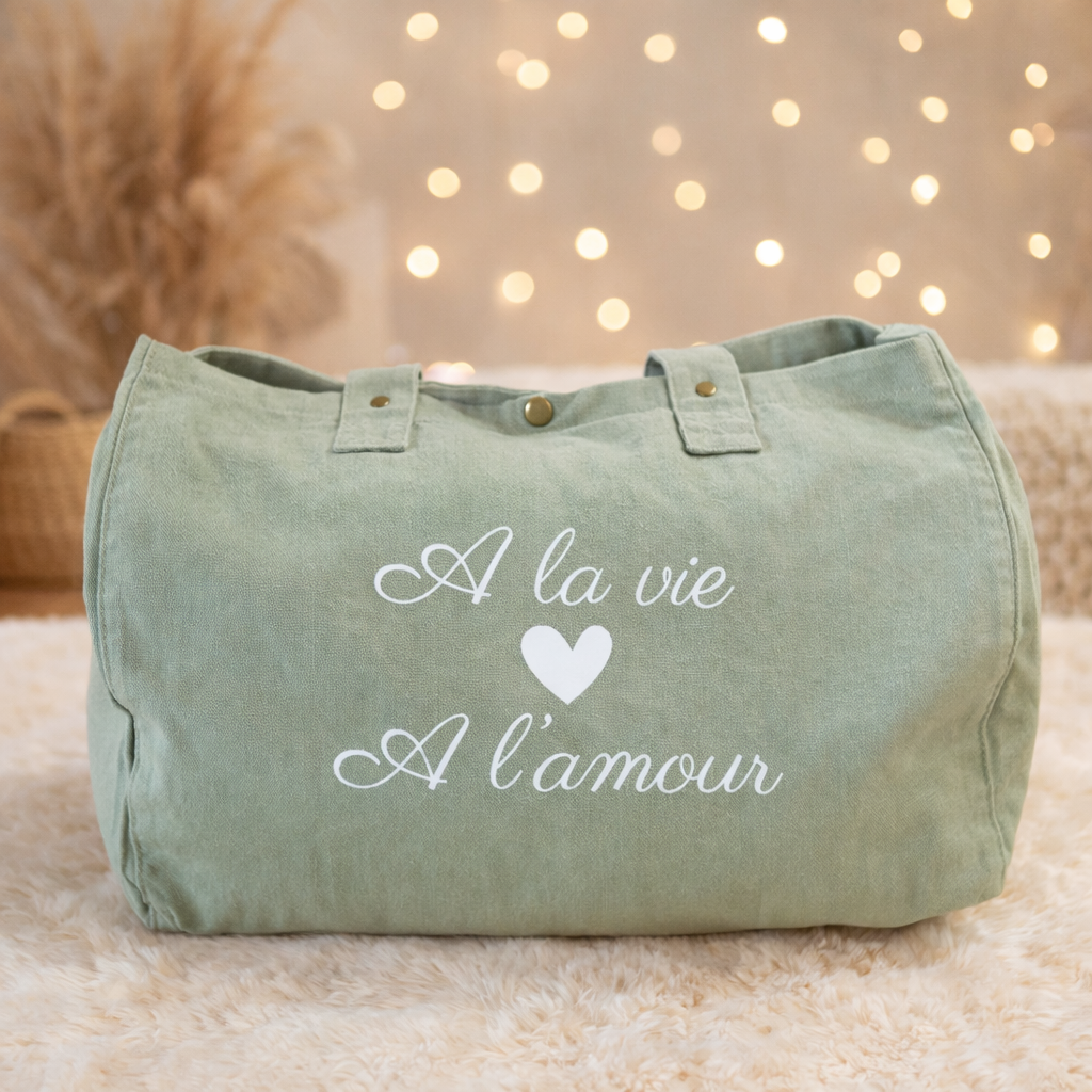 Sac Cabas Coton Femme - Message Amour