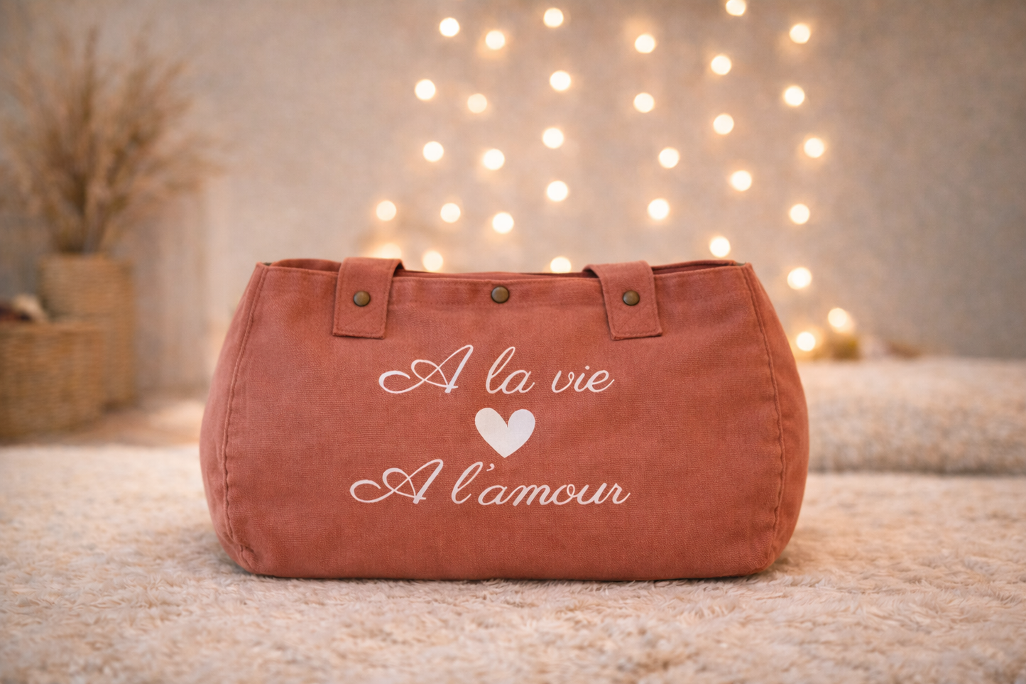 Sac Cabas Coton Femme - Message Amour